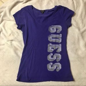 Guess Short Sleeve Tee V-neck